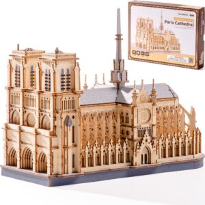 Puzzle 3D Cathédrale de Paris en Bois